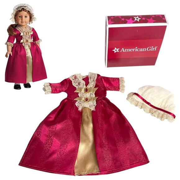 sachin and babi light blue dress 18 Inch Doll Clothes- Gold Holiday Dress Fits 18 Inch Kennedy and Friends  Dolls | American Girl Dolls | My Life as Dolls and Our Generation Dolls main image 1